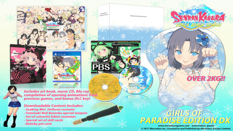 Senran Kagura: Peach Beach Splash European Collector’s Editions Announced